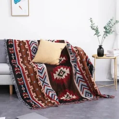 Snug u0026 Soft Bettzeug-Strickdecke mit Blumen und Vögeln – Moderne Winterdecke