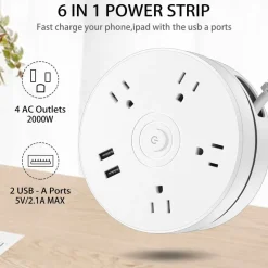 Comfort u0026 Style Camping-Werkzeuge|Gadgets Für Zuhause-Stromverlängerungskabel – rundes Total Connect-Kabel