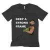 Herren Heritage Threads Herrenbekleidung-Strong Frame T-Shirt - Motivierendes Fitness-T-Shirt