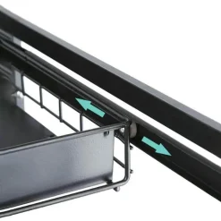 The Decor Haven Küche & Esszimmer-2-stufiger Küchen-Organizer – Ausziehbare Schubladen