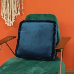 Pillow Haven Bettzeug-Stuhlkissen aus Samt für Esszimmerstühle – weiches, rutschfestes Bauernhaus-Pad