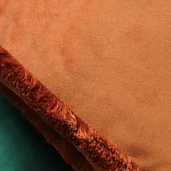 Pillow Haven Bettzeug-Stuhlkissen aus Samt für Esszimmerstühle – weiches, rutschfestes Bauernhaus-Pad