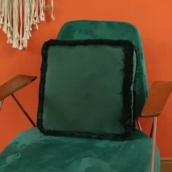 Pillow Haven Bettzeug-Stuhlkissen aus Samt für Esszimmerstühle – weiches, rutschfestes Bauernhaus-Pad