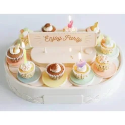 Tom Küche & Esszimmer-Sushi-Förderband-Präsentationsständer für Hochzeitsfeiern – Elegante Buffet-Präsentation