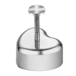 Tom Küche & Esszimmer-Sushi-Maker-Set aus Edelstahl – Dreieckige, herzförmige Reisbällchenformen