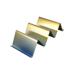 Tom Küche & Esszimmer-Taco-Halter aus Edelstahl im Wellendesign – Ständer für Lebensmittel