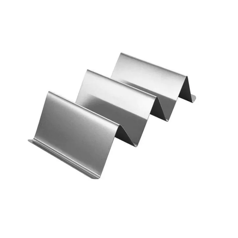 Tom Küche & Esszimmer-Taco-Halter aus Edelstahl im Wellendesign – Ständer für Lebensmittel