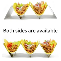 Tom Küche & Esszimmer-Taco-Halter aus Edelstahl – langlebiger Küchen-Essensständer