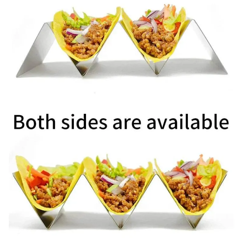Tom Küche & Esszimmer-Taco-Halter aus Edelstahl – langlebiger Küchen-Essensständer