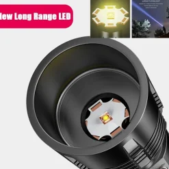 The Outdoor Vault Camping-Werkzeuge|Outdoor-Artikel-Taktische LED-Taschenlampe – Ultrahelles Ranger-Licht