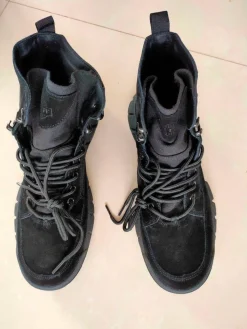 Herren Decor Herrenschuhe-Taktische Wanderstiefel - Campingschuhe aus Rindsleder