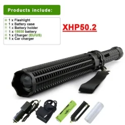 Roam Ready Outdoor-Gadgets|Heimwerkzeuge-Taktischer LED-Baseballschläger – Taschenlampenwerkzeug zur Selbstverteidigung