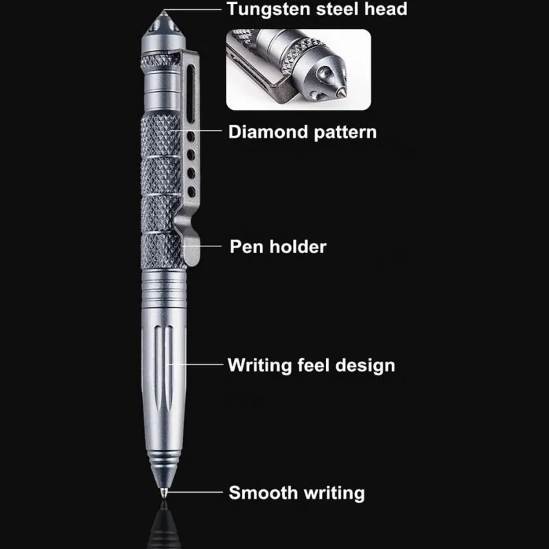 The Outdoor Vault Camping Im Freien|Outdoor-Gadgets-Taktischer Survival-Stift - Meteor Defense Tool Notfallausrüstung
