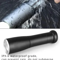 Cozy Living Camping-Werkzeuge|Outdoor-Gadgets-Taktischer Taschenlampen-Selbstverteidigungsstock - Teleskopschlagstock aus Aluminiumlegierung