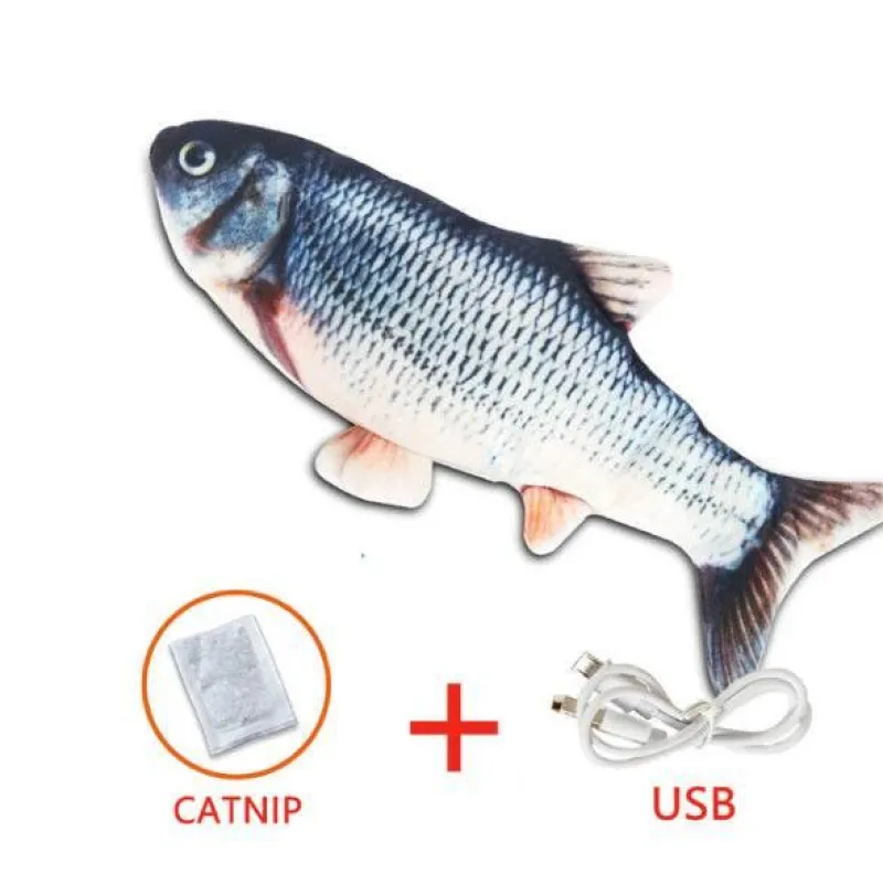 TailTrend Haustierzubehör|Haustierspielzeug-Tanzendes Fisch-Katzenspielzeug – Interaktives Spielvergnügen für Haustiere