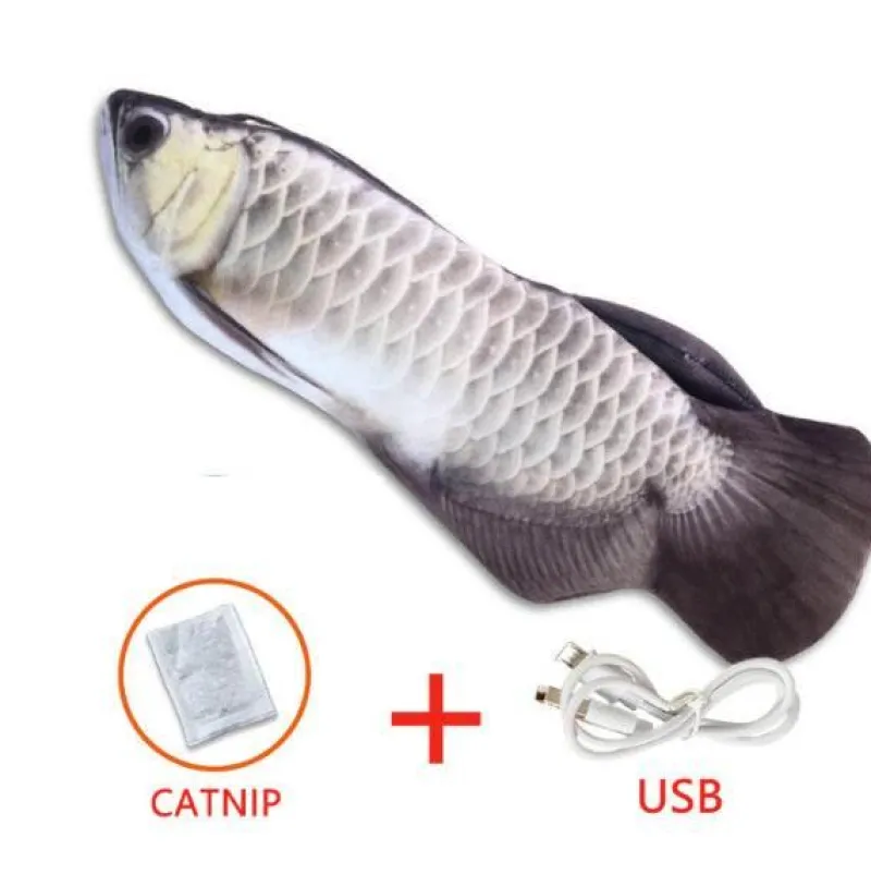 TailTrend Haustierzubehör|Haustierspielzeug-Tanzendes Fisch-Katzenspielzeug – Interaktives Spielvergnügen für Haustiere
