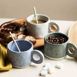 Feast Essentials Küche & Esszimmer-Taro Keramiktasse – Elegante Kaffeetasse aus Steingut