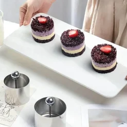 Tom Küche & Esszimmer-Taro-Reisform aus Edelstahl, langlebiger Dessert-Maker