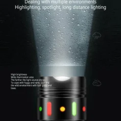 The Outdoor Vault Camping-Werkzeuge|Outdoor-Artikel-Taschenlampe für den Außenbereich mit großer Reichweite – hohe Helligkeit, wasserdicht, langlebig