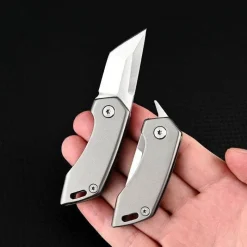 The Outdoor Vault Camping Im Freien|Outdoor-Artikel-Taschenmesser aus Titan – Leichtes Werkzeug für den Schlüsselanhänger