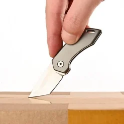 The Outdoor Vault Camping Im Freien|Outdoor-Artikel-Taschenmesser aus Titan – Leichtes Werkzeug für den Schlüsselanhänger