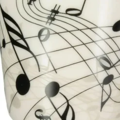 Feast u0026 Flair Küche & Esszimmer-Tasse mit Akustikgitarre – 400 ml Keramik-Kaffeetasse für Musikliebhaber