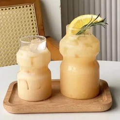 Plates u0026 More Küche & Esszimmer-Tassen aus Borosilikatglas – hitzebeständiges Trinkgeschirr für Kaffee, Tee, Milch und Saft