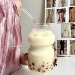 Plates u0026 More Küche & Esszimmer-Tassen aus Borosilikatglas – hitzebeständiges Trinkgeschirr für Kaffee, Tee, Milch und Saft