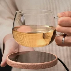 The Culinary Kit Küche & Esszimmer-Tassenwärmer-Untersetzer aus Keramik – eleganter Getränkewärmer