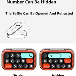 Wild u0026 Free Gear Autozubehör|Automobilindustrie-Tastatur für den Parkassistenten - Einzigartiger Telefonnummernblock