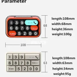 Wild u0026 Free Gear Autozubehör|Automobilindustrie-Tastatur für den Parkassistenten - Einzigartiger Telefonnummernblock