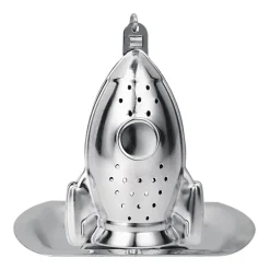 The Cozy Mug Küche & Esszimmer-Tee-Ei aus Edelstahl – Raketenförmiger Filter