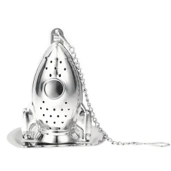 The Cozy Mug Küche & Esszimmer-Tee-Ei aus Edelstahl – Raketenförmiger Filter