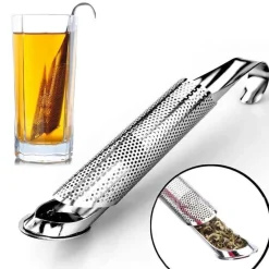 The Cozy Mug Küche & Esszimmer-Tee-Ei aus Edelstahl – Silberner Teefilter