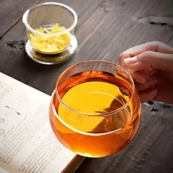 Plates u0026 More Küche & Esszimmer-Tee-Ei aus Glas – 350 ml Trinkgeschirr für das Home Office