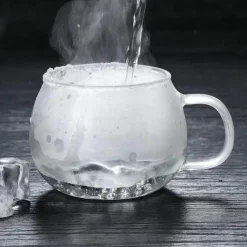 Plates u0026 More Küche & Esszimmer-Tee-Ei aus Glas – 350 ml Trinkgeschirr für das Home Office