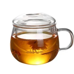 Plates u0026 More Küche & Esszimmer-Tee-Ei aus Glas – 350 ml Trinkgeschirr für das Home Office