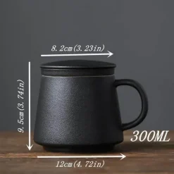 Cup Couture Küche & Esszimmer-Tee-Ei aus Keramik – Creative Brew Strainer