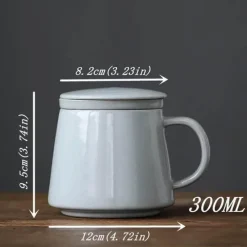 Cup Couture Küche & Esszimmer-Tee-Ei aus Keramik – Creative Brew Strainer