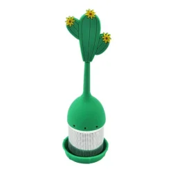 Tom Küche & Esszimmer-Tee-Ei aus Silikon – Kaffee-Gewürzsieb aus Edelstahl