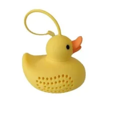 The Cozy Mug Küche & Esszimmer-Tee-Ei aus Silikon mit Ente – süßes Zubehör für die Zubereitung von losem Tee