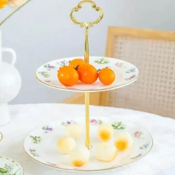 Feast u0026 Flair Küche & Esszimmer-Teegeschirr-Set „Blume des Monats“ – Elegantes Trinkgeschirr für Zuhause und die Küche