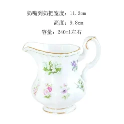 Feast u0026 Flair Küche & Esszimmer-Teegeschirr-Set „Blume des Monats“ – Elegantes Trinkgeschirr für Zuhause und die Küche