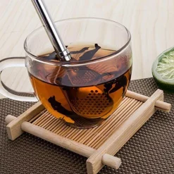 The Cozy Mug Küche & Esszimmer-Teehalme aus Edelstahl – wiederverwendbare, umweltfreundliche Teelöffel