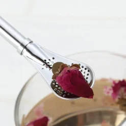 The Cozy Mug Küche & Esszimmer-Teehalme aus Edelstahl – wiederverwendbare, umweltfreundliche Teelöffel