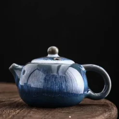 Plates u0026 More Küche & Esszimmer-Teekanne aus Yixing-Ton – exquisite Sternglasur, 250 ml, Kung-Fu-Wasserkessel