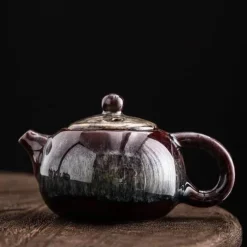 Plates u0026 More Küche & Esszimmer-Teekanne aus Yixing-Ton – exquisite Sternglasur, 250 ml, Kung-Fu-Wasserkessel