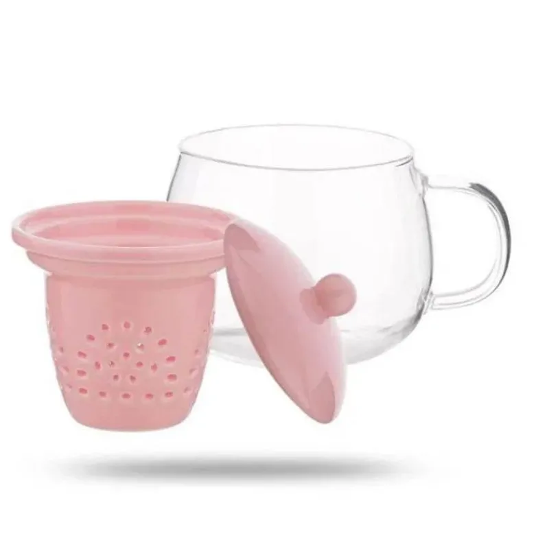 Plates u0026 More Küche & Esszimmer-Teekannen-Set aus Glas – hitzebeständiges Keramik-Teesieb für Pu-Erh-Tee