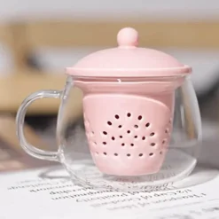 Plates u0026 More Küche & Esszimmer-Teekannen-Set aus Glas – hitzebeständiges Keramik-Teesieb für Pu-Erh-Tee
