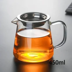 Plates u0026 More Küche & Esszimmer-Teekannen-Set aus Glas – hitzebeständiges Puer-Teesieb